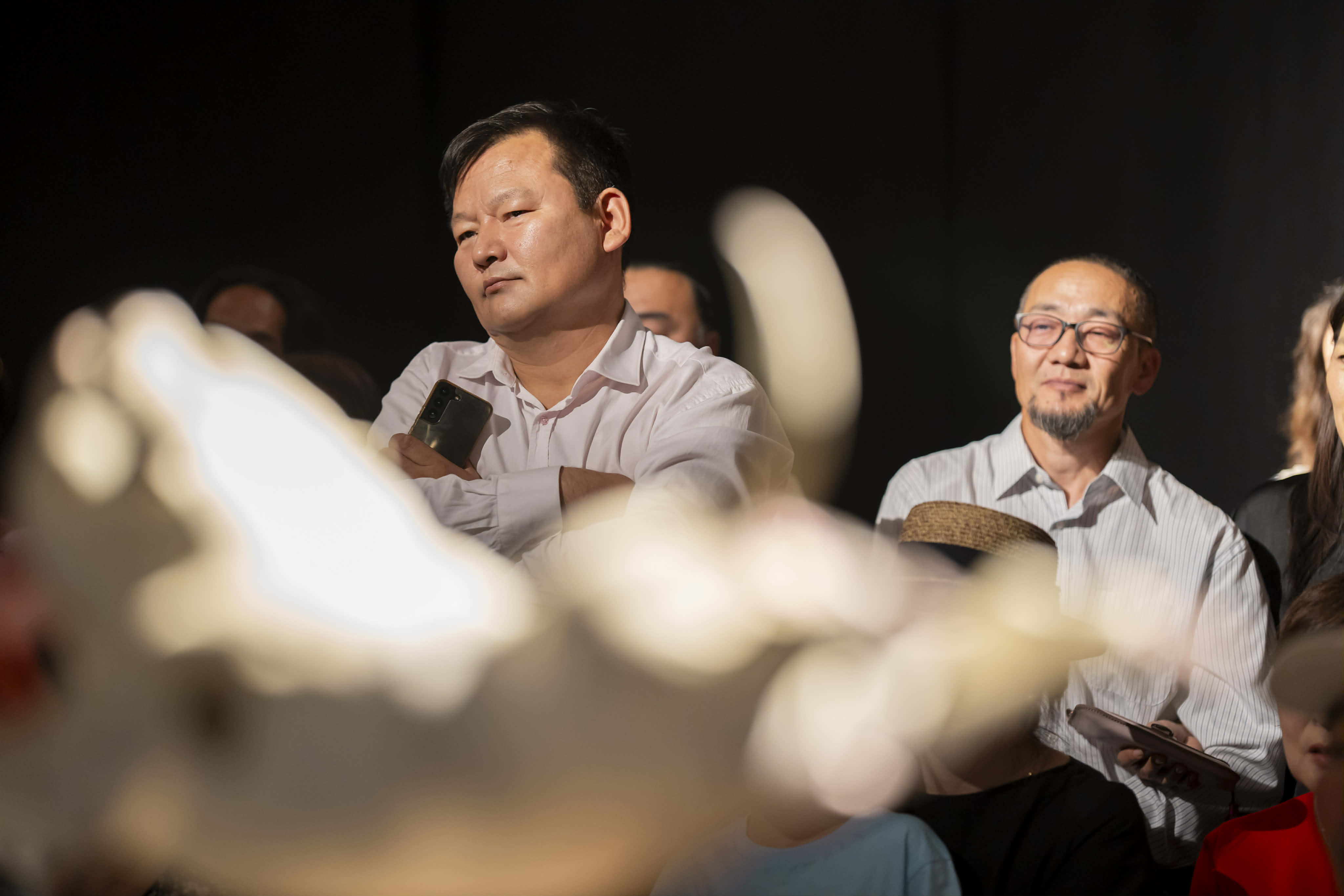 Exhibition opening night